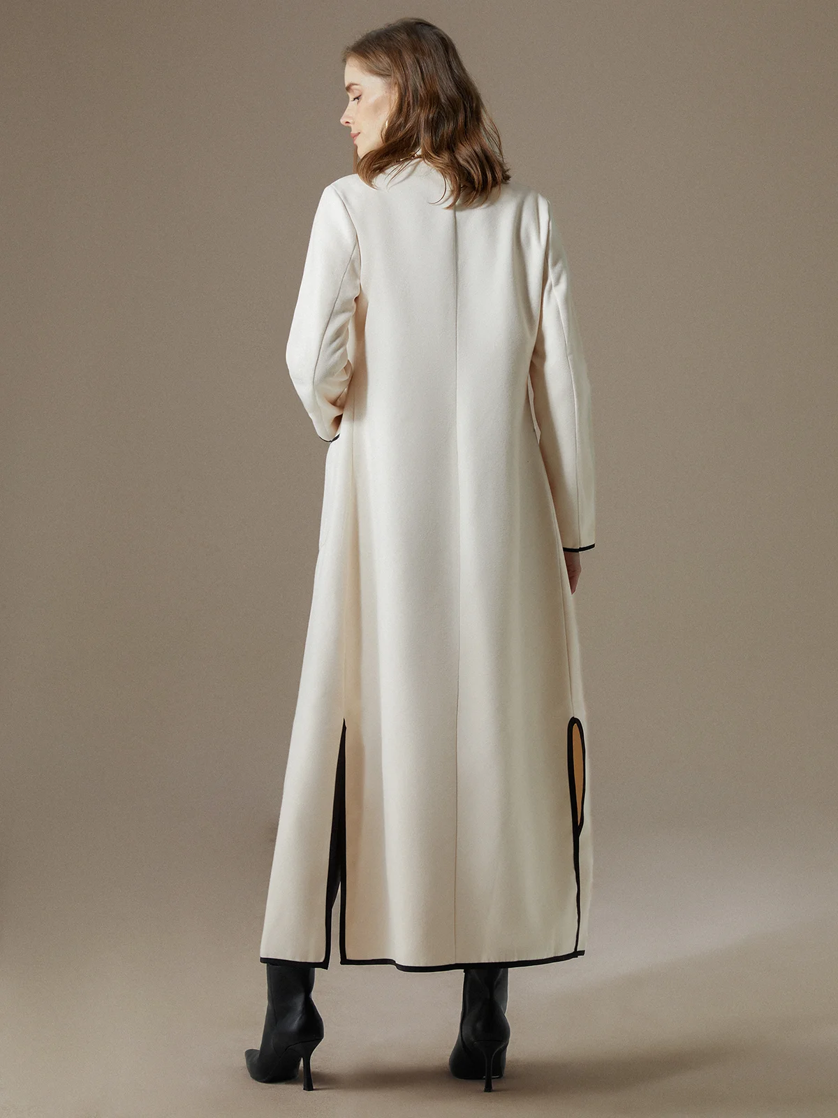 Loose Simple Long Sleeve Overcoat