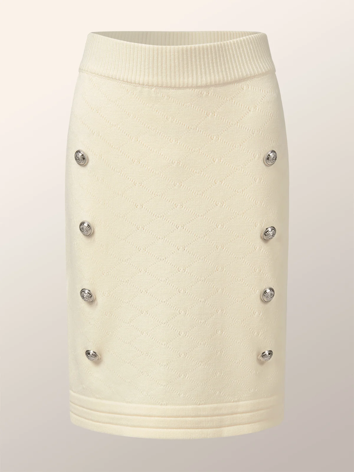 Tight Plain Elegant H-Line Skirt