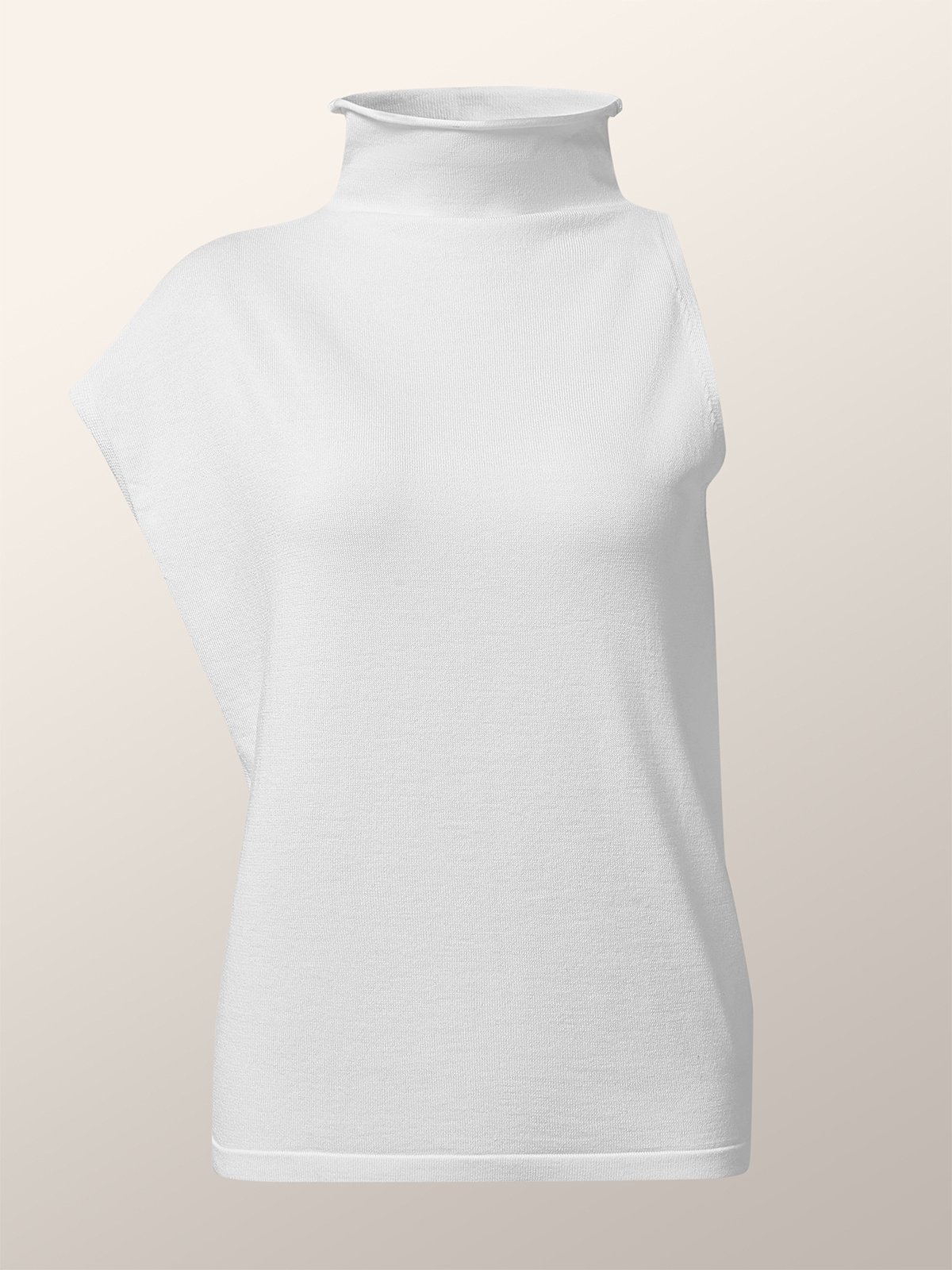 Elasticity One Shoulder Off Shirt