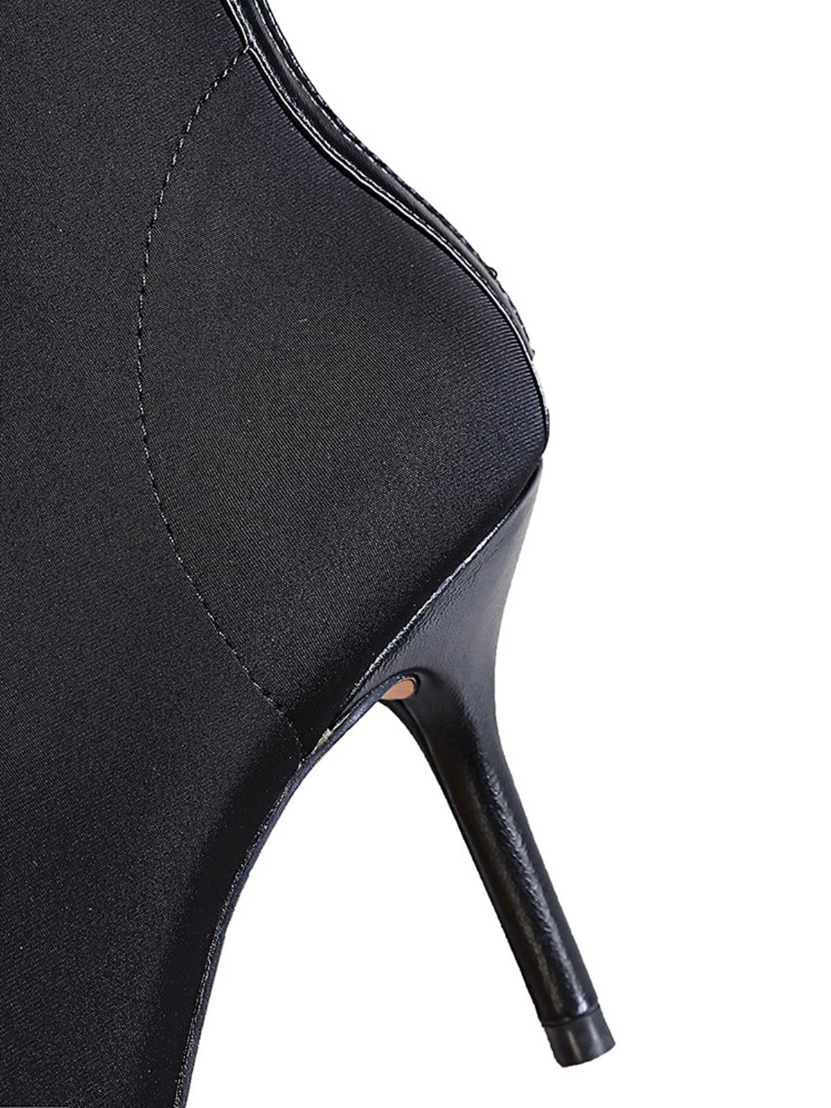 Women Minimalist Paneled Stretch Stiletto Heel Fashion Boots