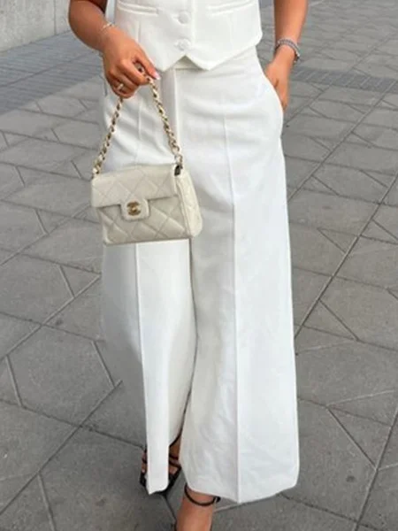 Plain Loose Urban Pants