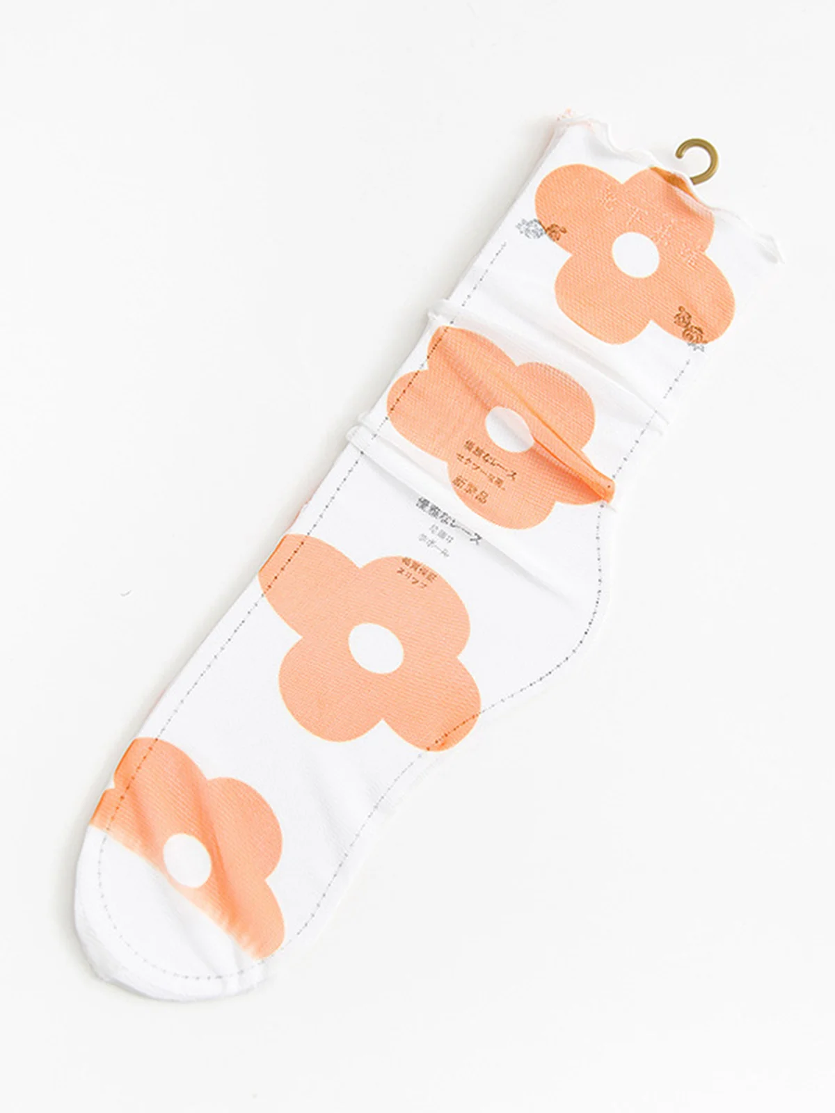 Floral Breathable Mesh Mid-calf Socks