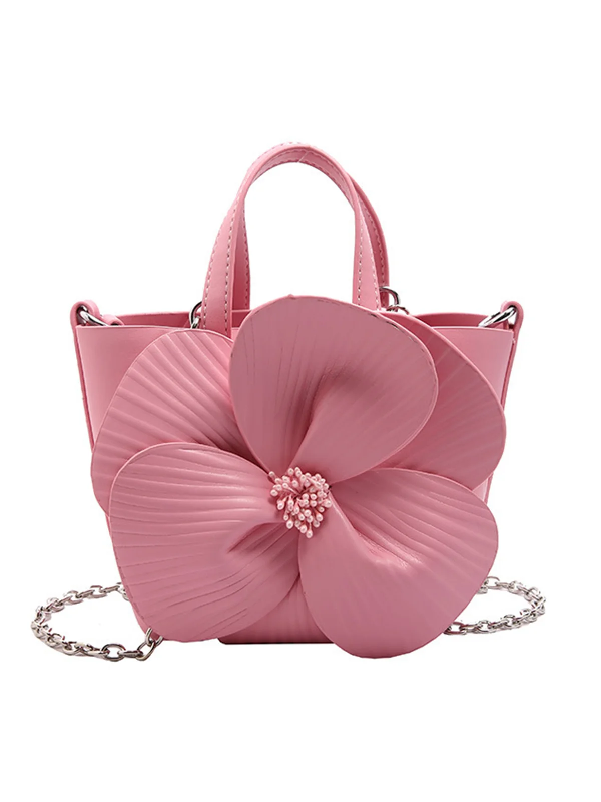 3D Floral Handbag and Crossbody Bag