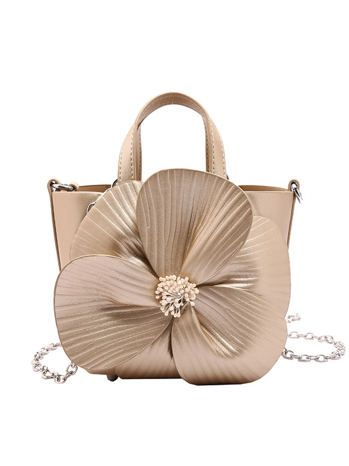 3D Floral Handbag and Crossbody Bag