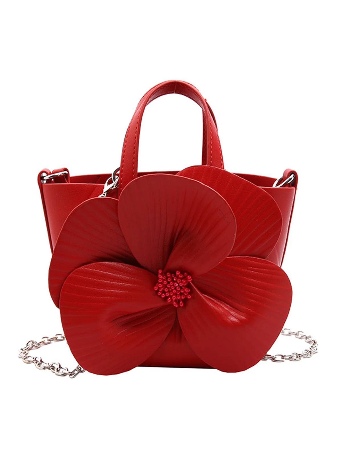 3D Floral Handbag and Crossbody Bag