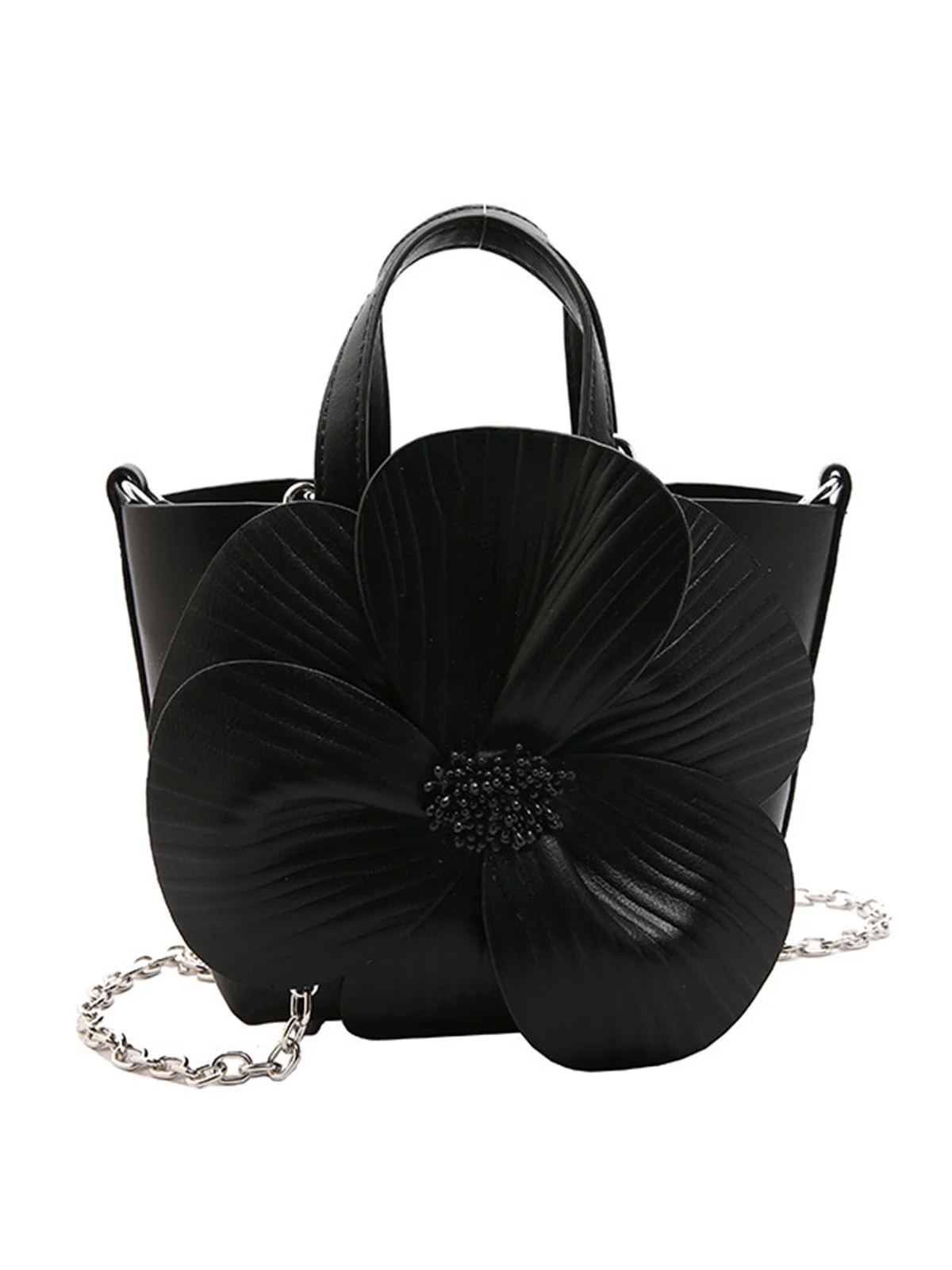 3D Floral Handbag and Crossbody Bag