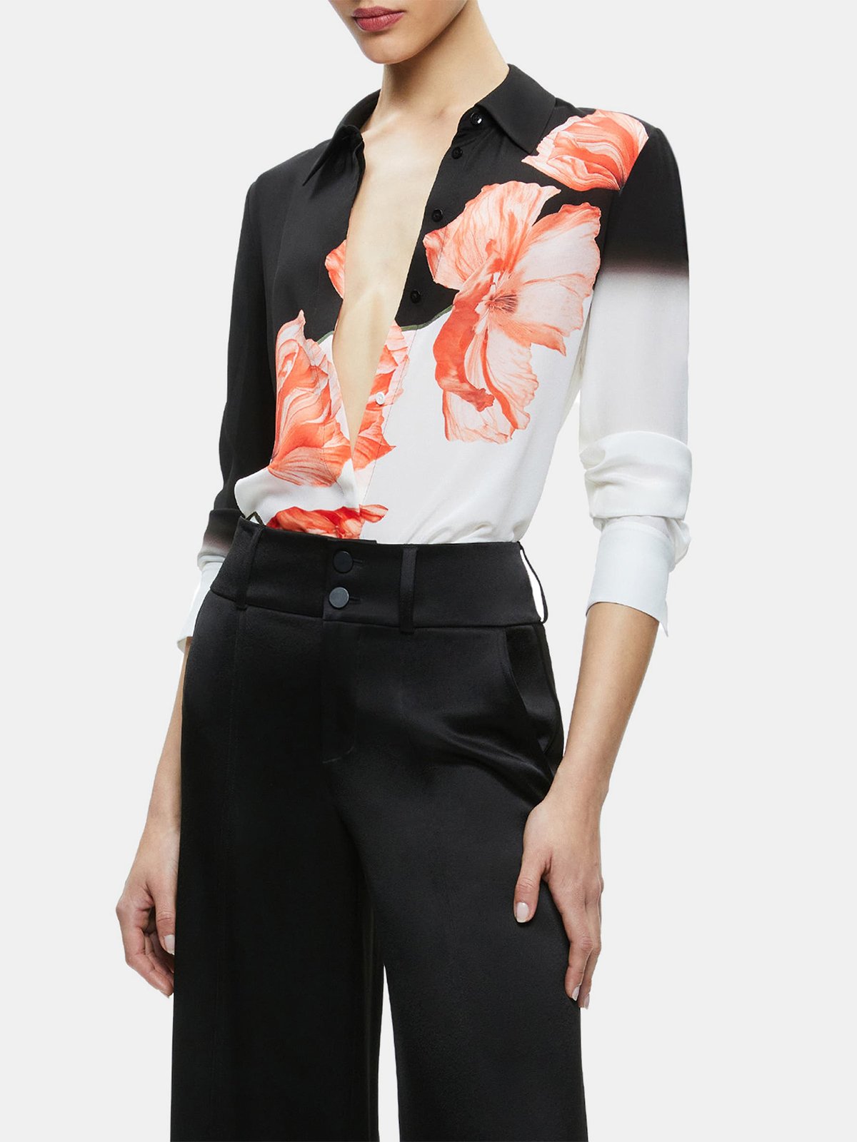 Urban Chic Floral Print Shirt