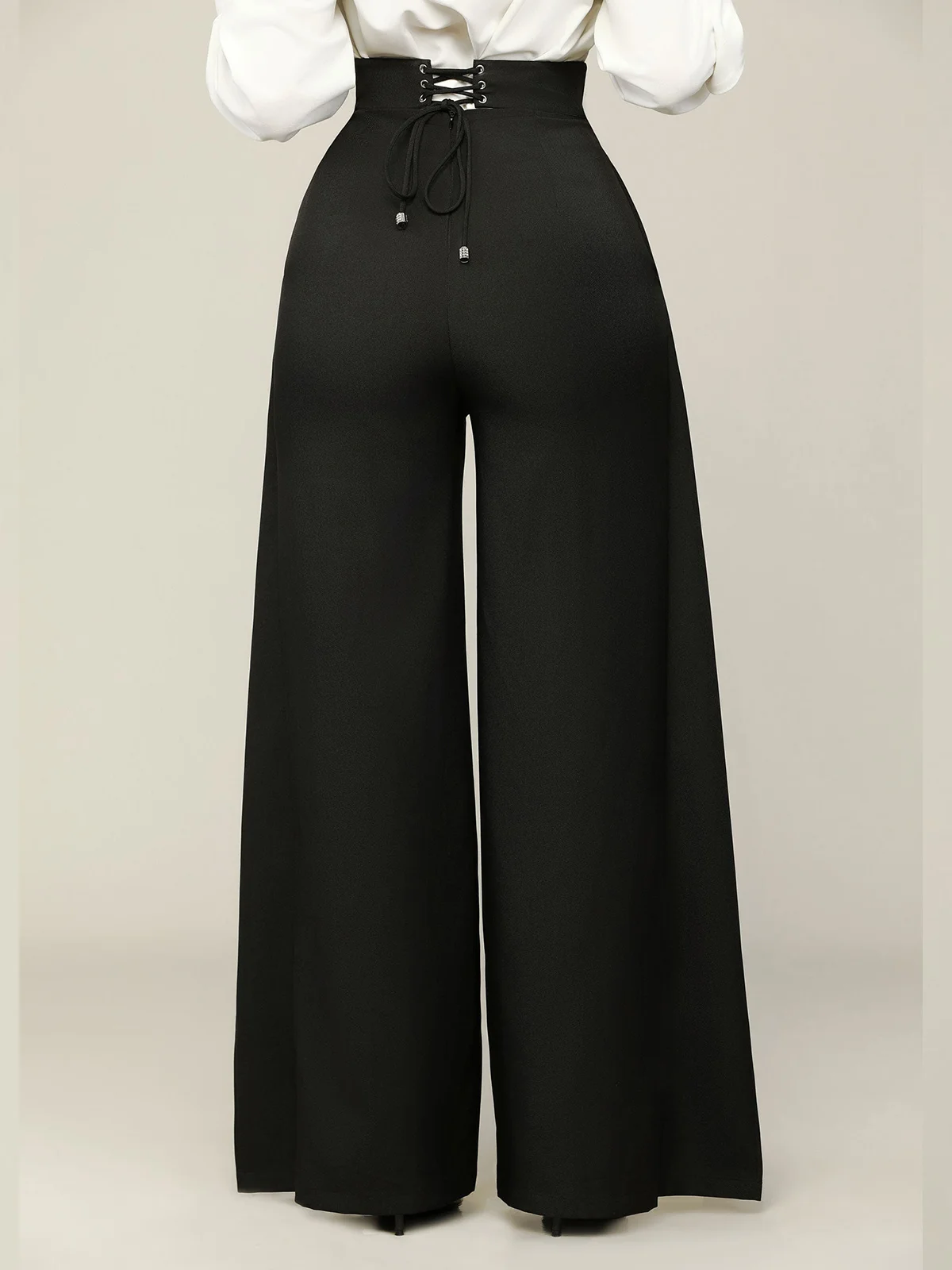 Urban Pockets Cross Fashion Wide Leg Pants