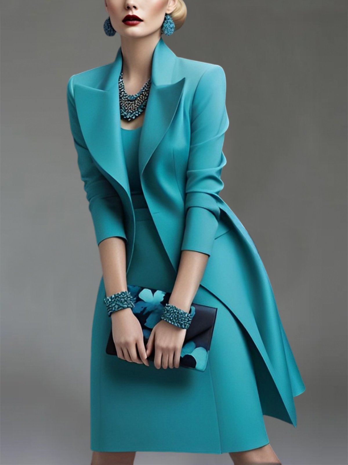 Lapel Collar Urban Long Sleeve Trench Coat