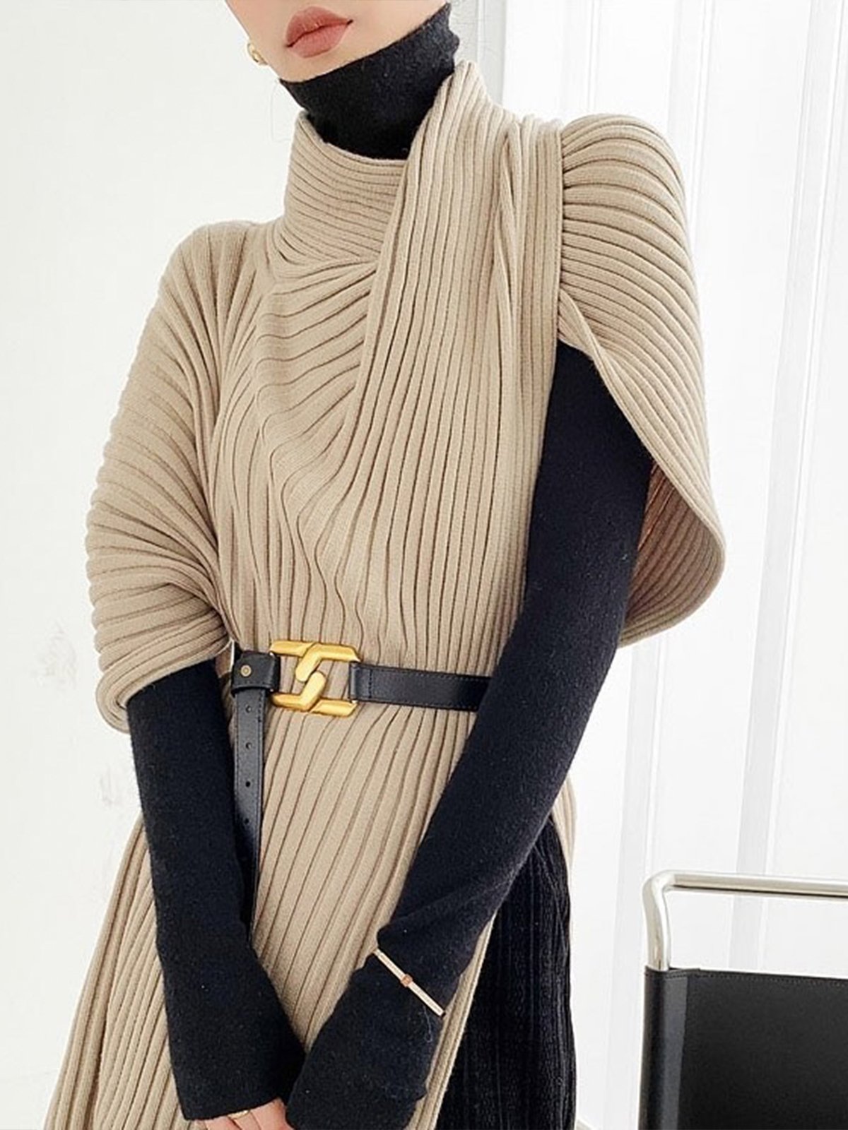 Loose Urban Asymmetrical Sweater