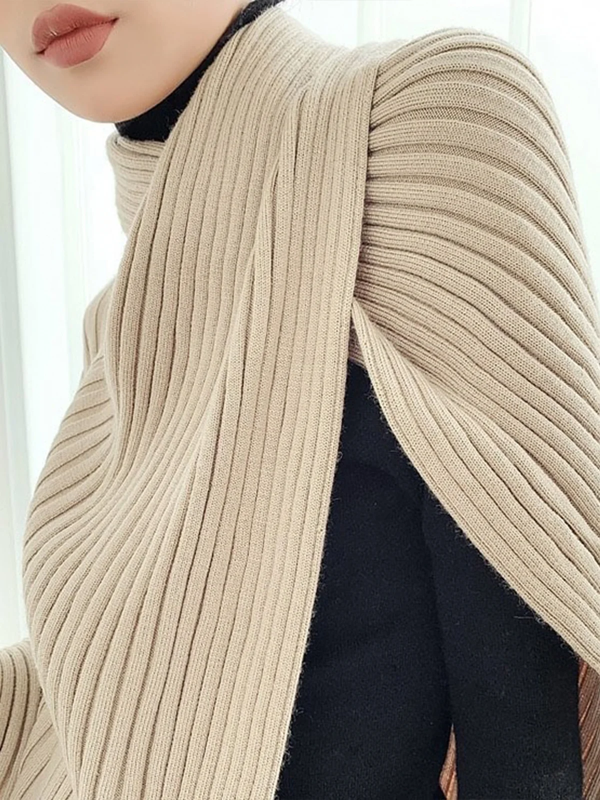 Loose Urban Asymmetrical Sweater