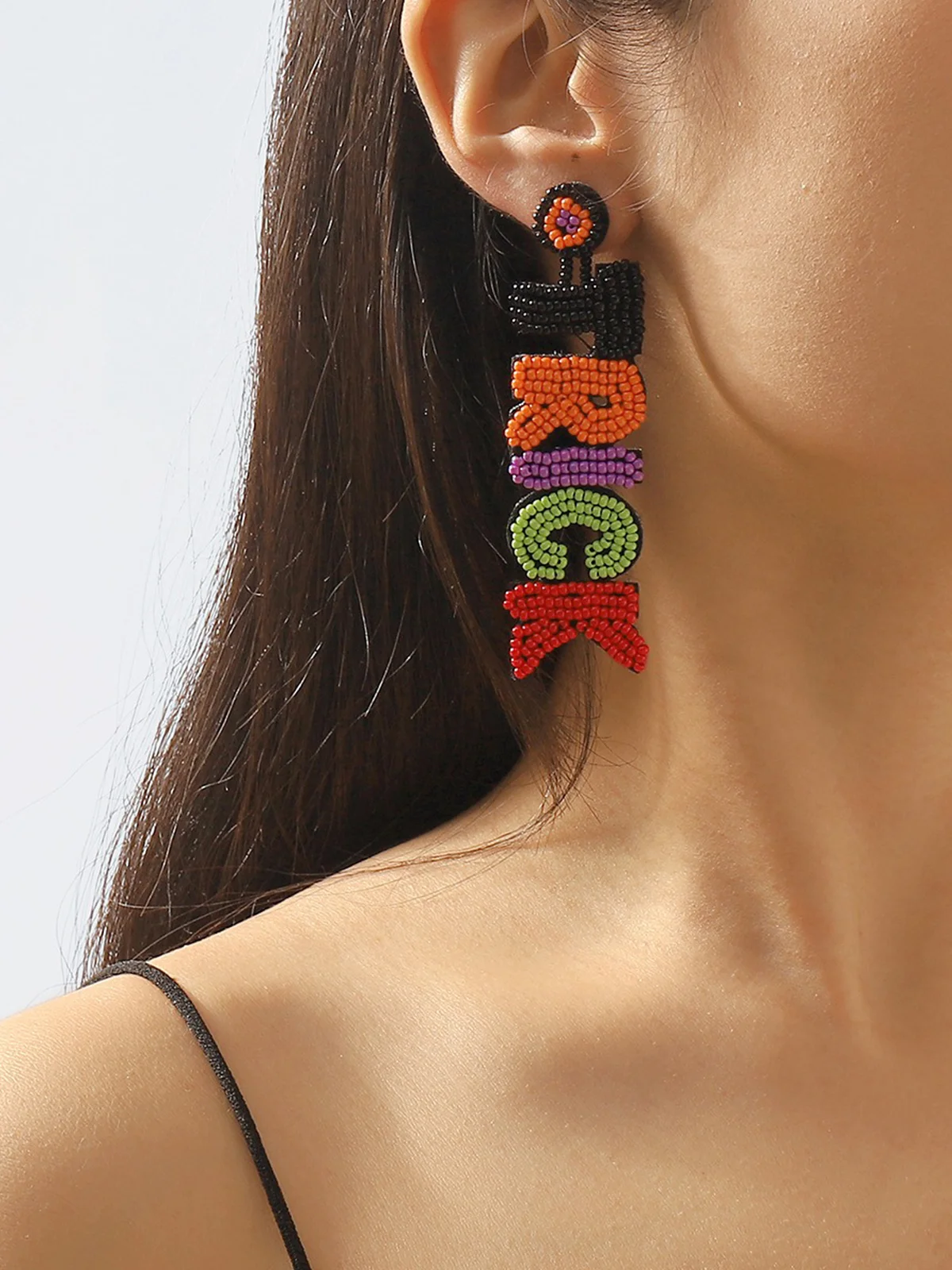 Halloween Holiday Letter Pattern Dangle