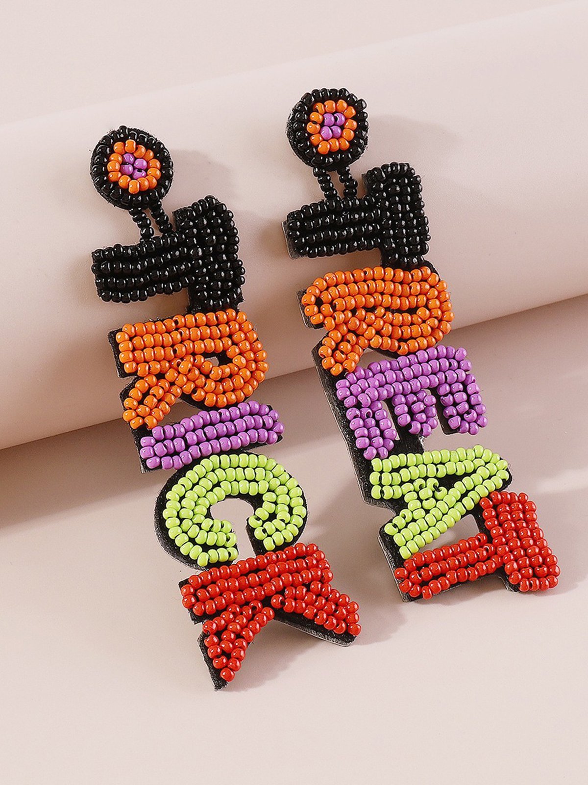 Halloween Holiday Letter Pattern Dangle