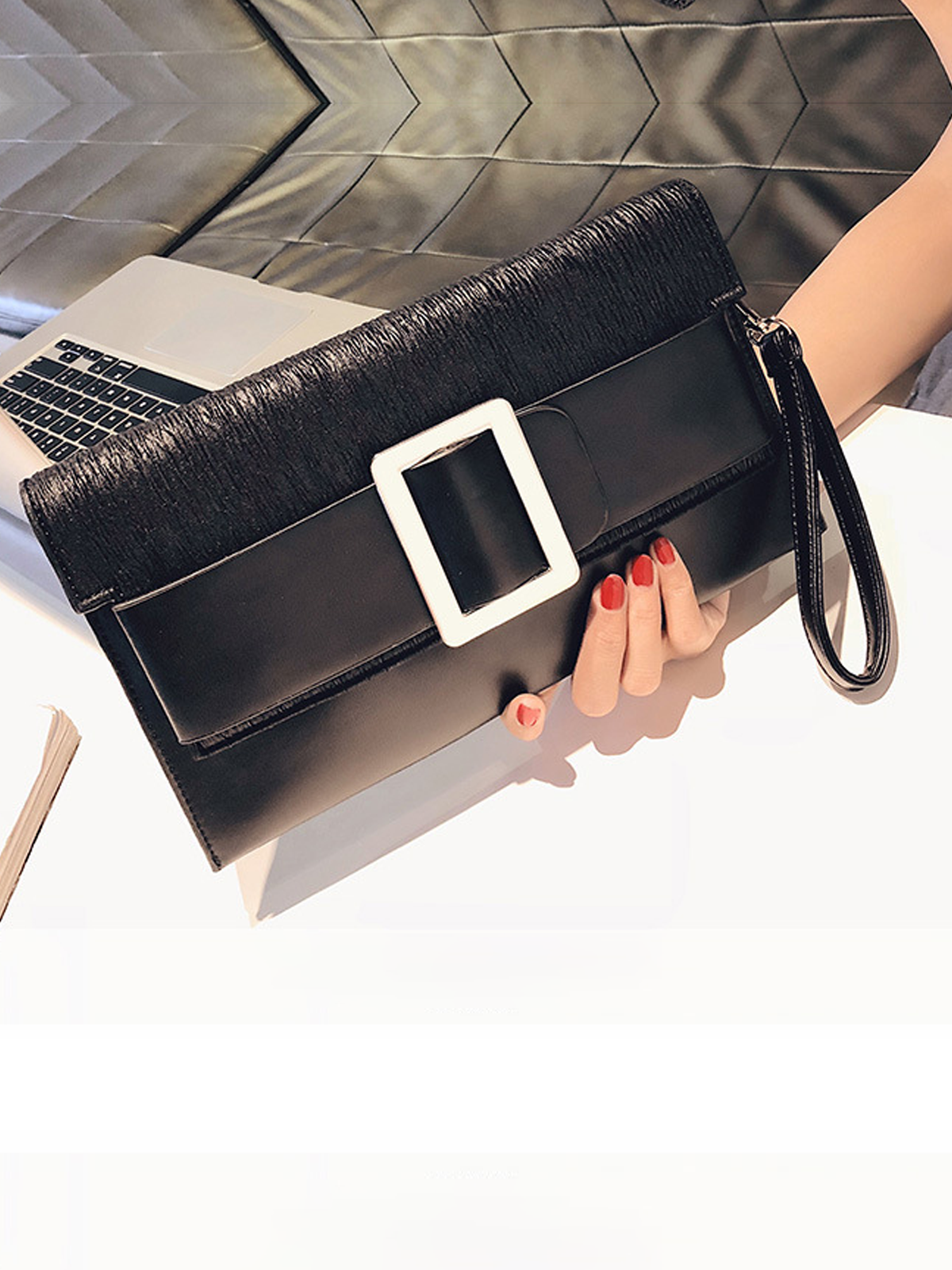 PU Elegant Clutch Bag