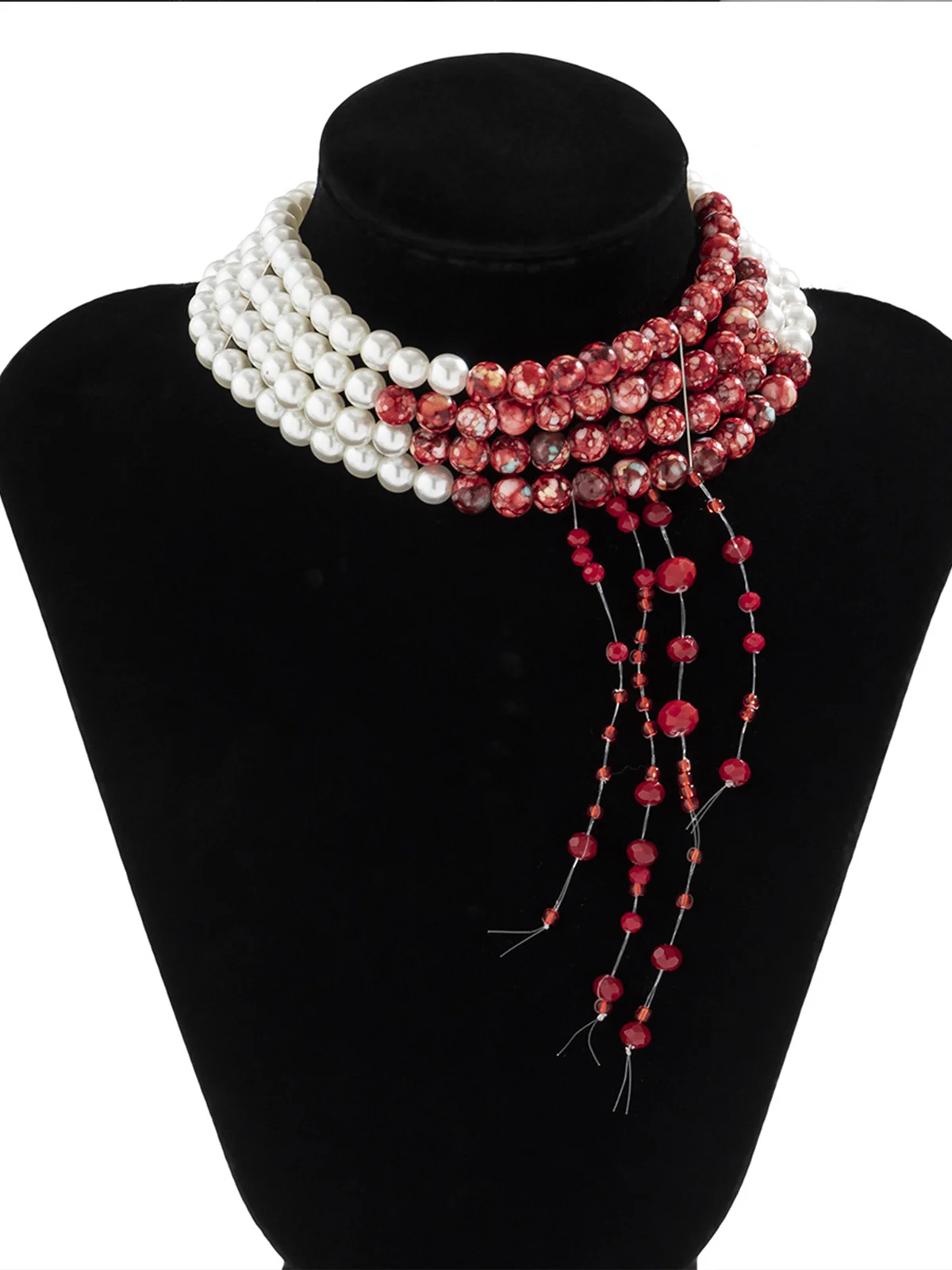 Elegant Acrylic Pearl Chain Necklaces