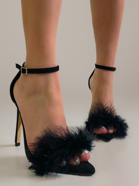 Faux Fur Urban Summer Sandal