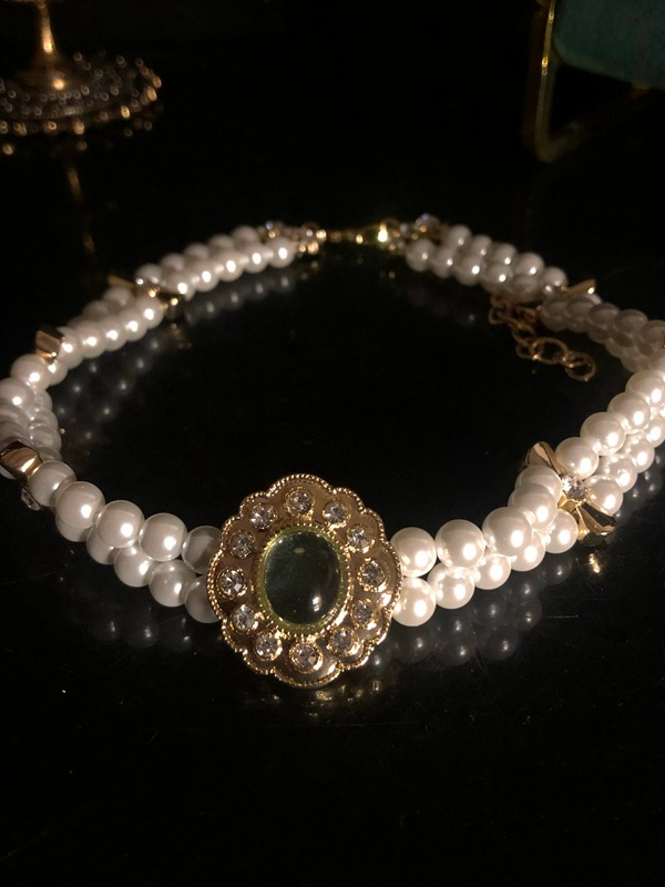 Vintage Pearl Necklace Bracelet Earring Set (split purchase)