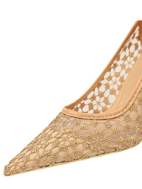 Mesh Elegant Abstract All Season Flat