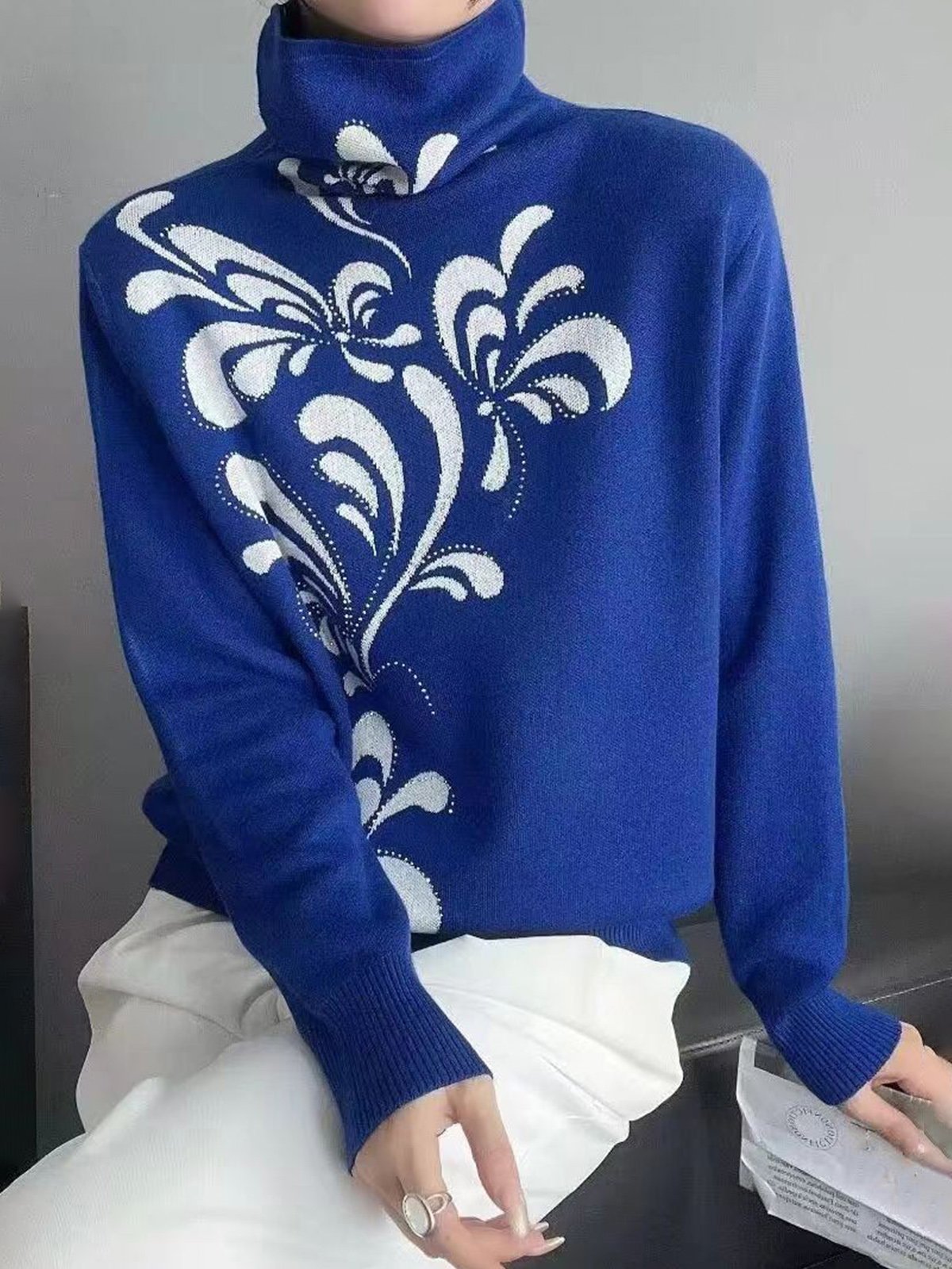 Loose Casual Regular Sleeve Sweater