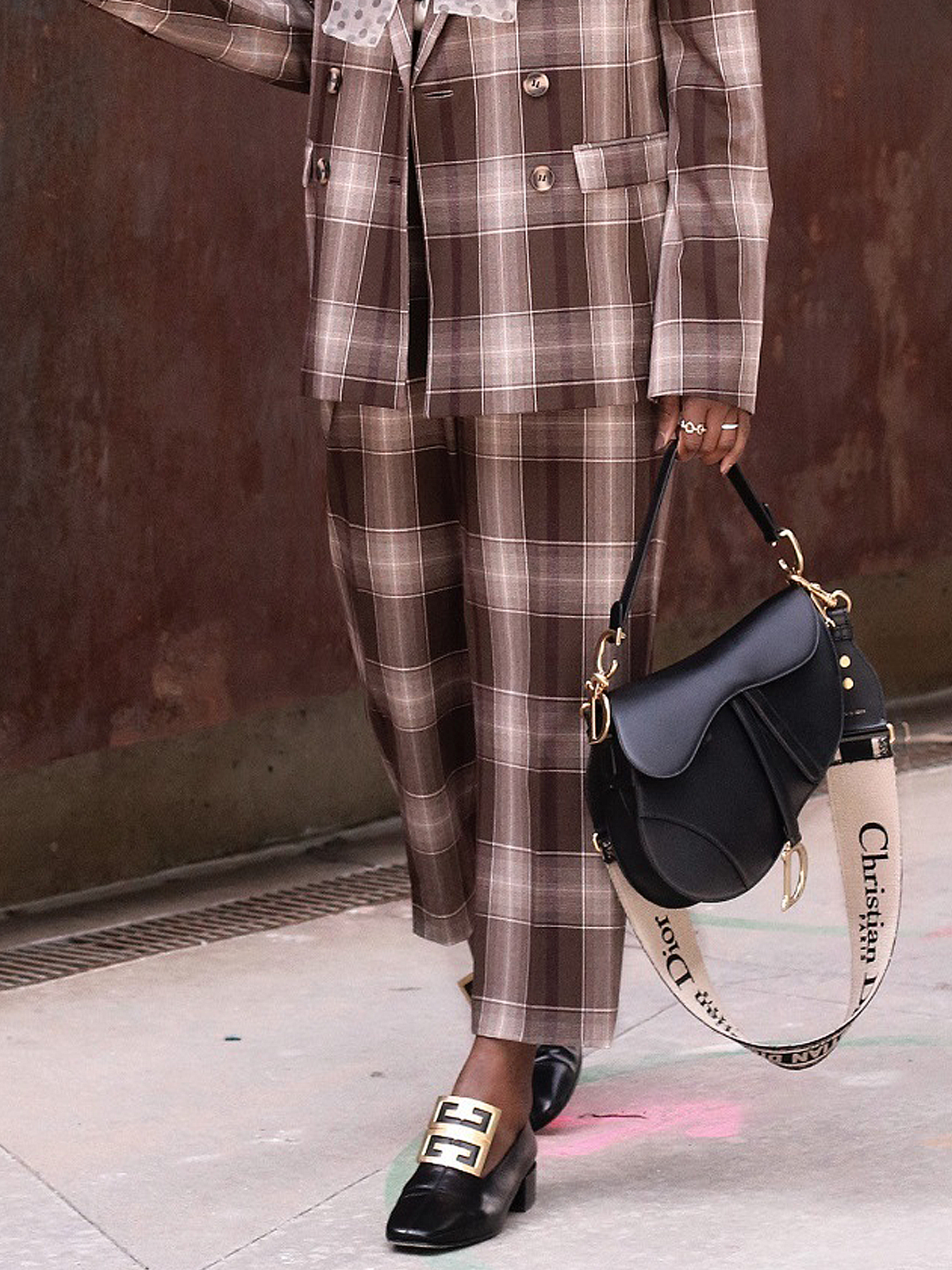 Loose Plaid Urban Pants Ankle Pants