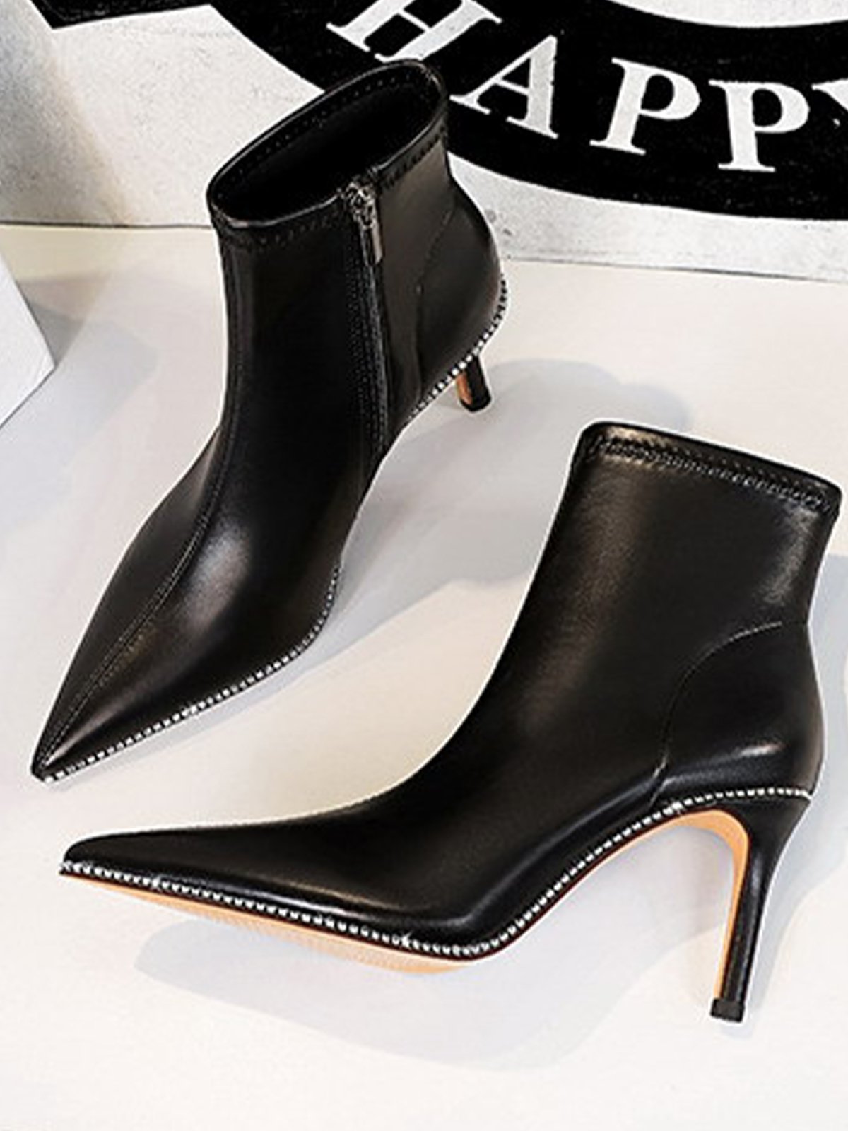 Plain Urban Pu Autumn Boots