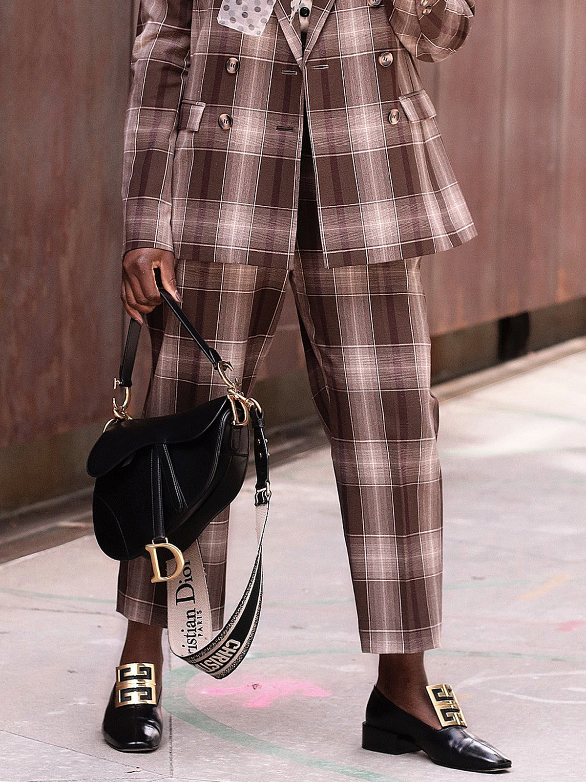 Loose Plaid Urban Pants Ankle Pants