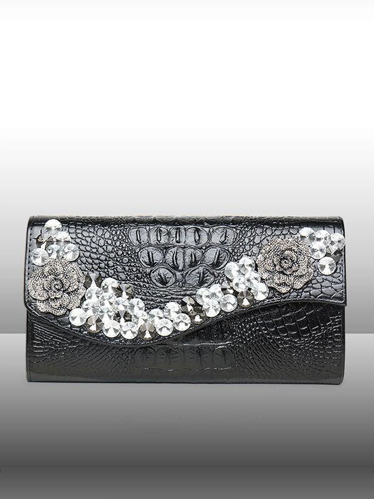 PU Elegant Clutch Square Bag