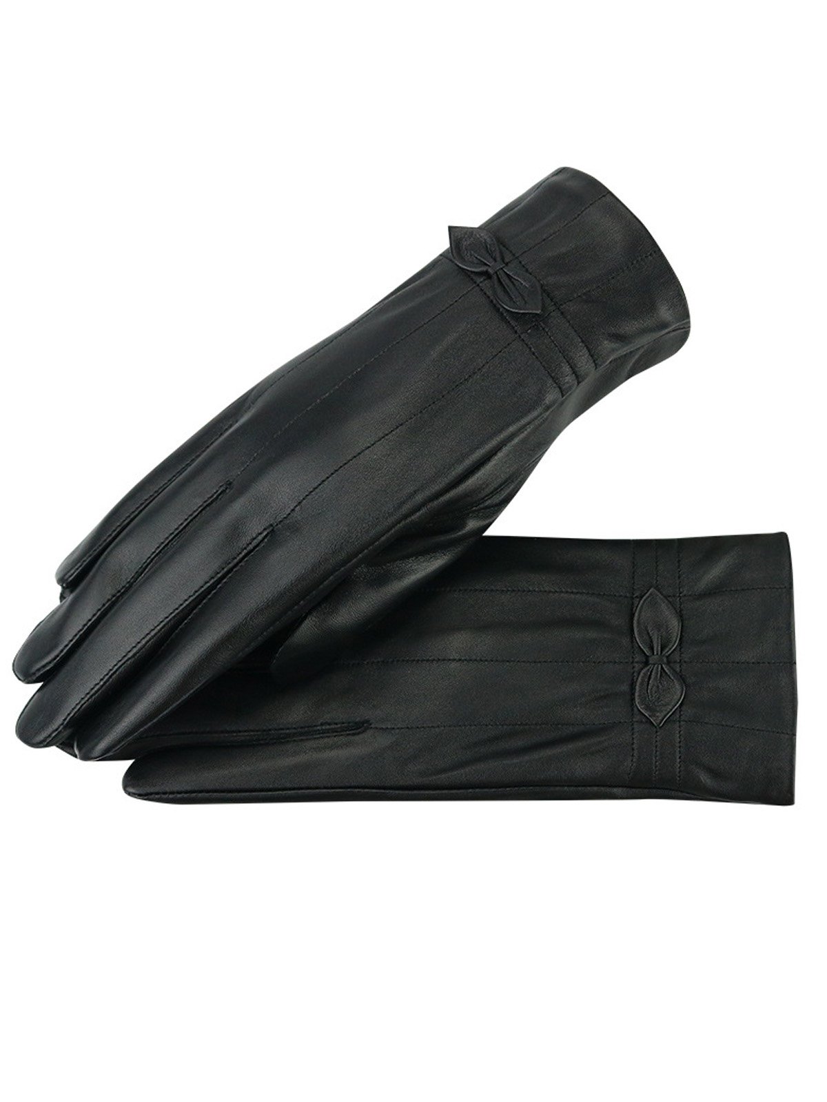 Sheepskin Padded Warm Windproof Gloves