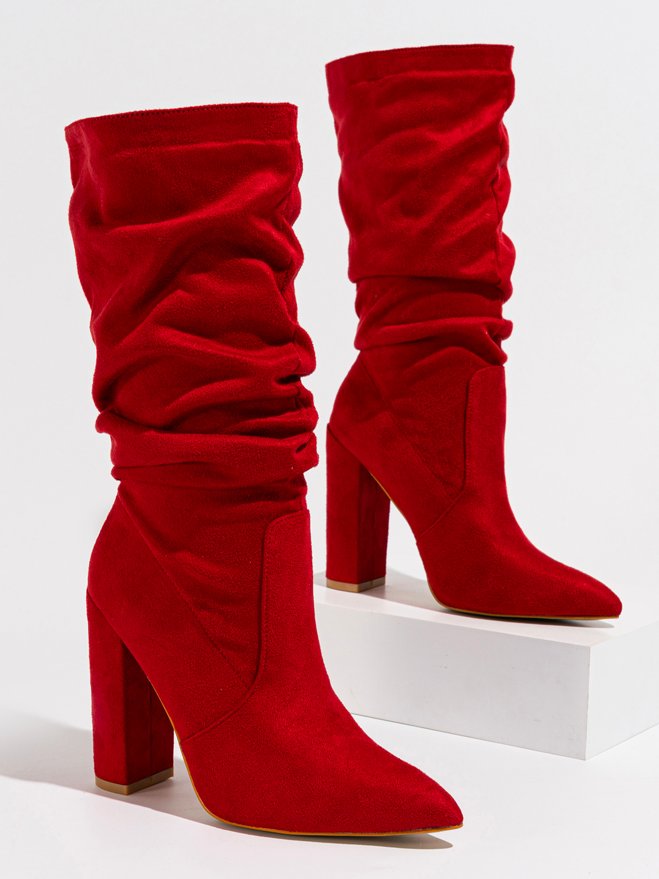 Suede Plain Urban Fashion Boots