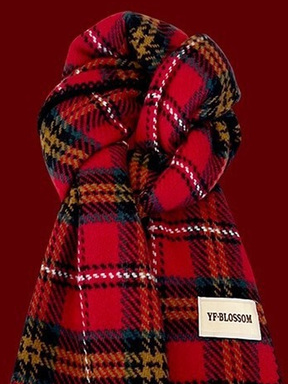 Urban Plaid Christmas Scarf