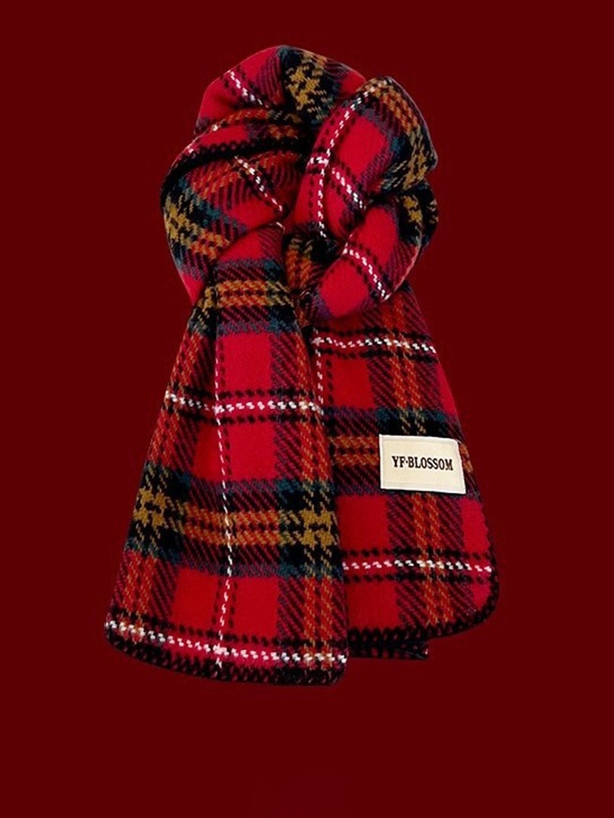 Urban Plaid Christmas Scarf