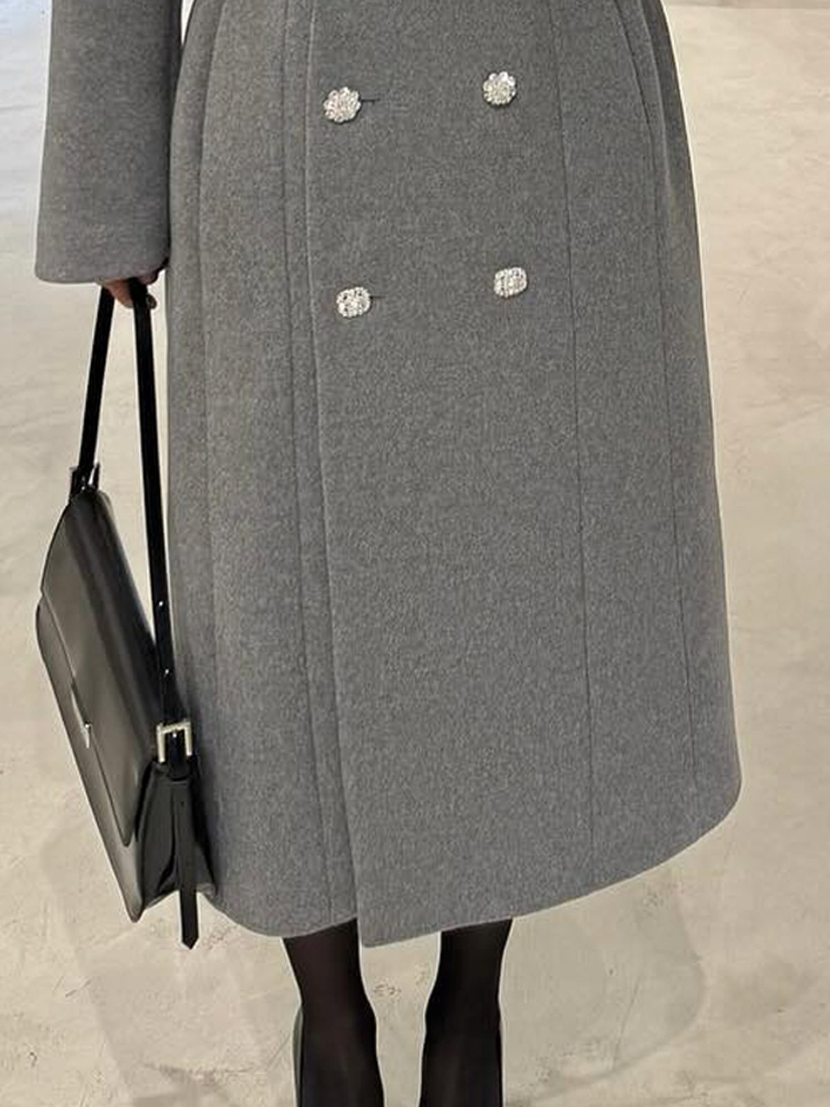 Regular Sleeve Regular Fit Urban Long Sleeve Coat