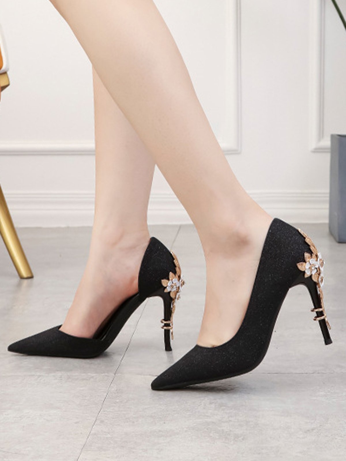 Stiletto Heel All Season Elegant Flat