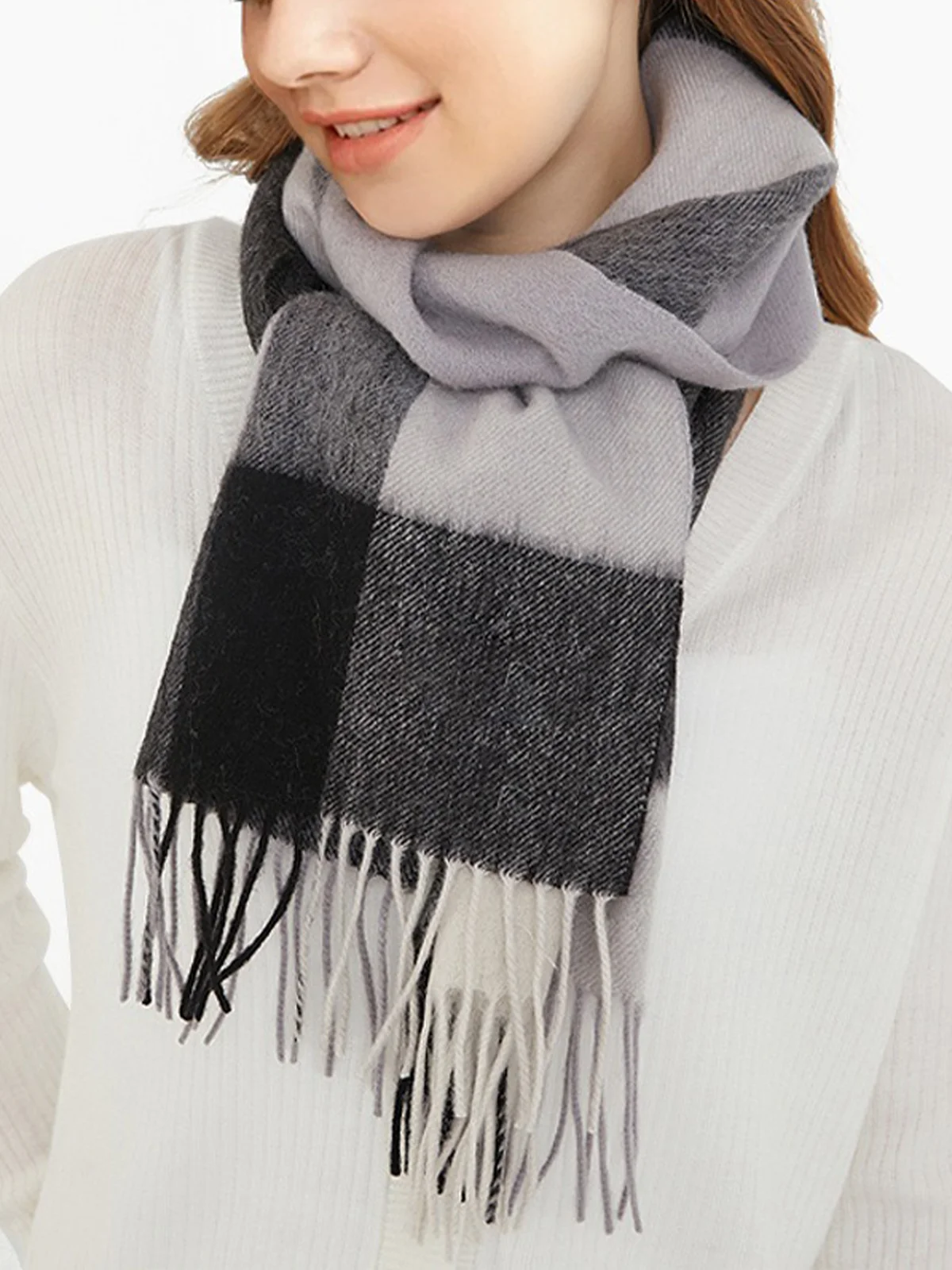 Casua lDaily Plaid Scarf