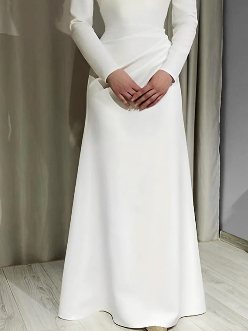 Elegant Plain Party Maxi Dress