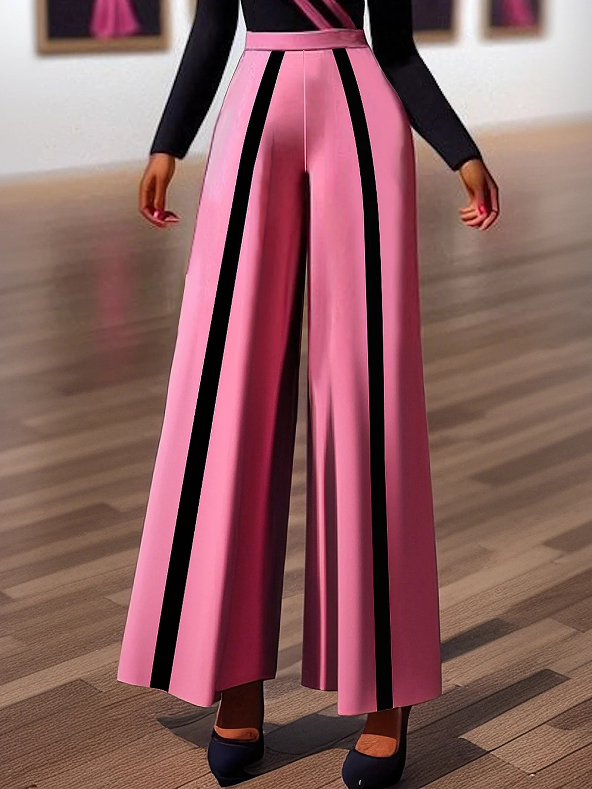 Color Block Urban Long Pants