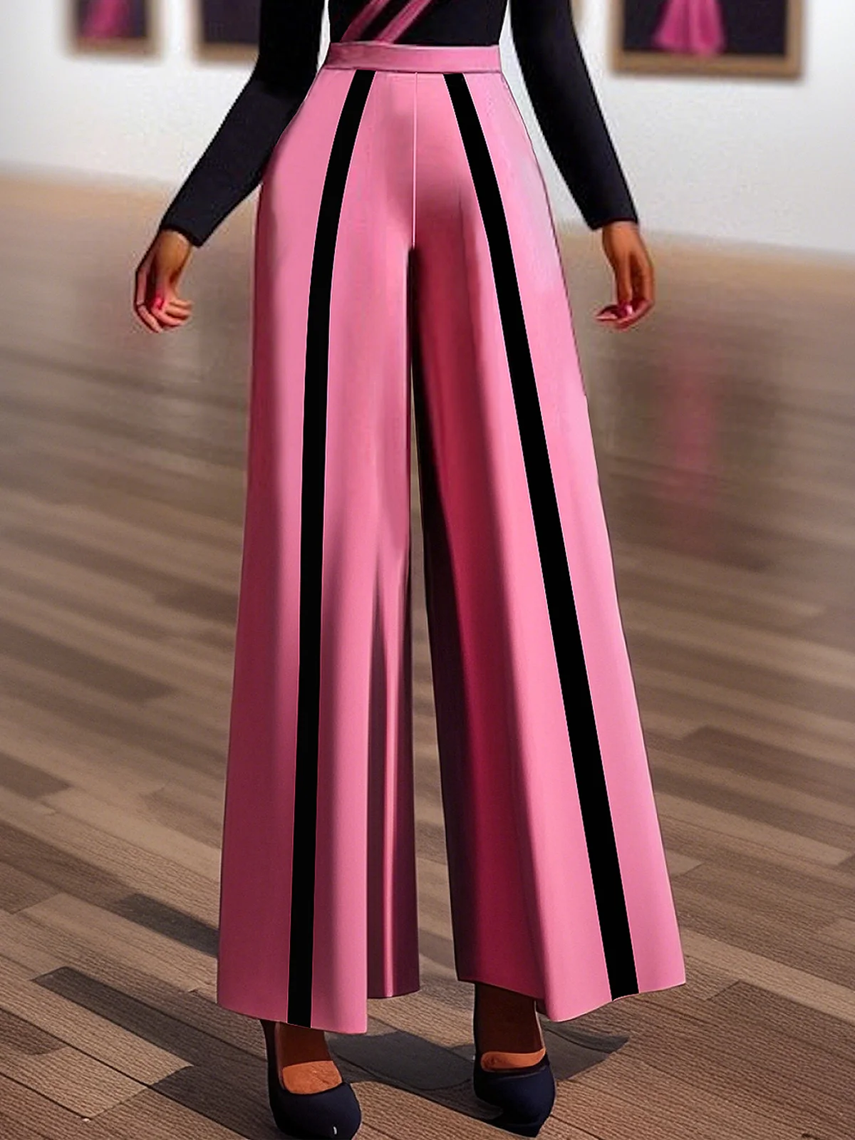 Color Block Urban Long Pants