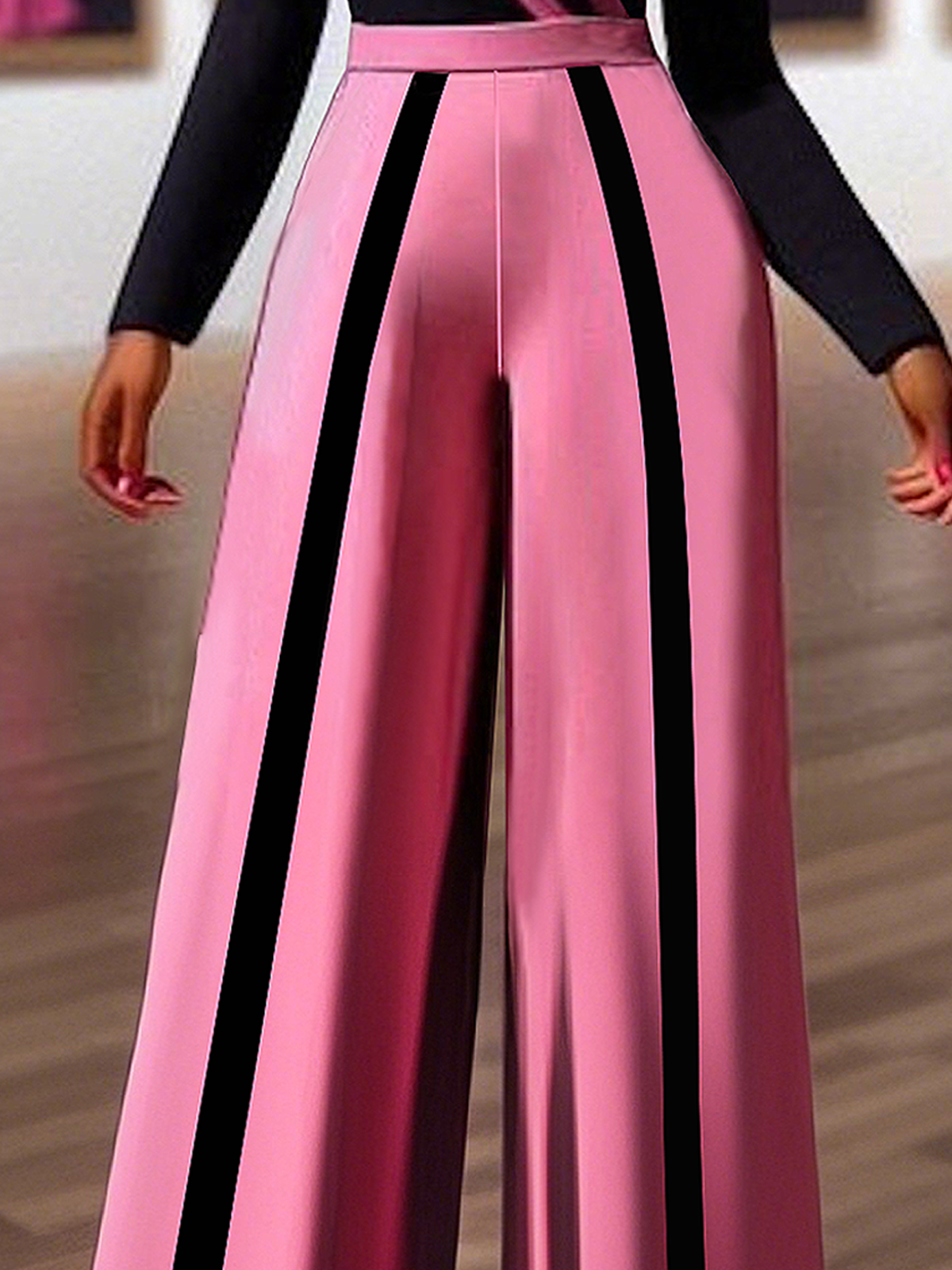 Color Block Urban Long Pants