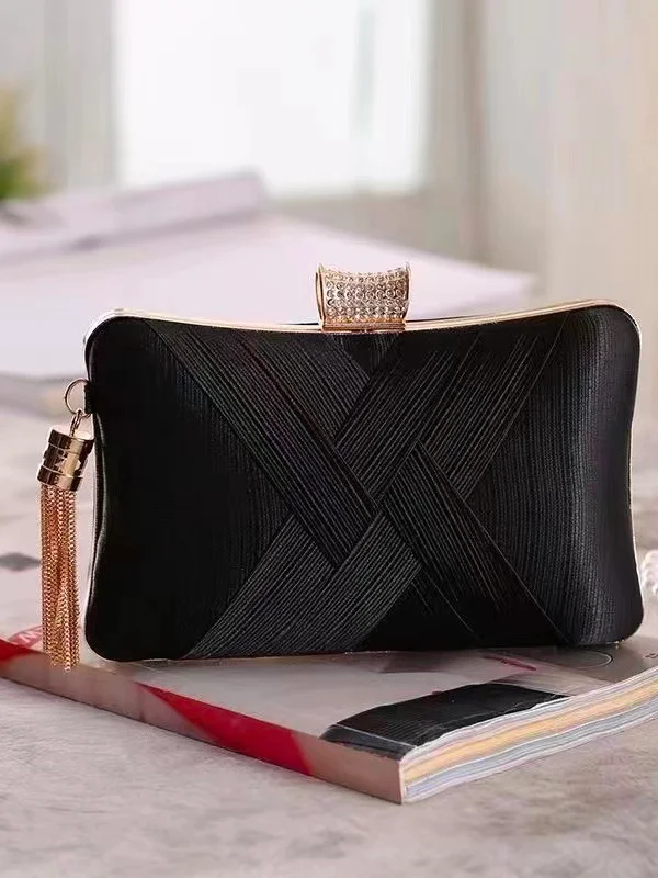 Elegant Geometric Square Evening Clutch