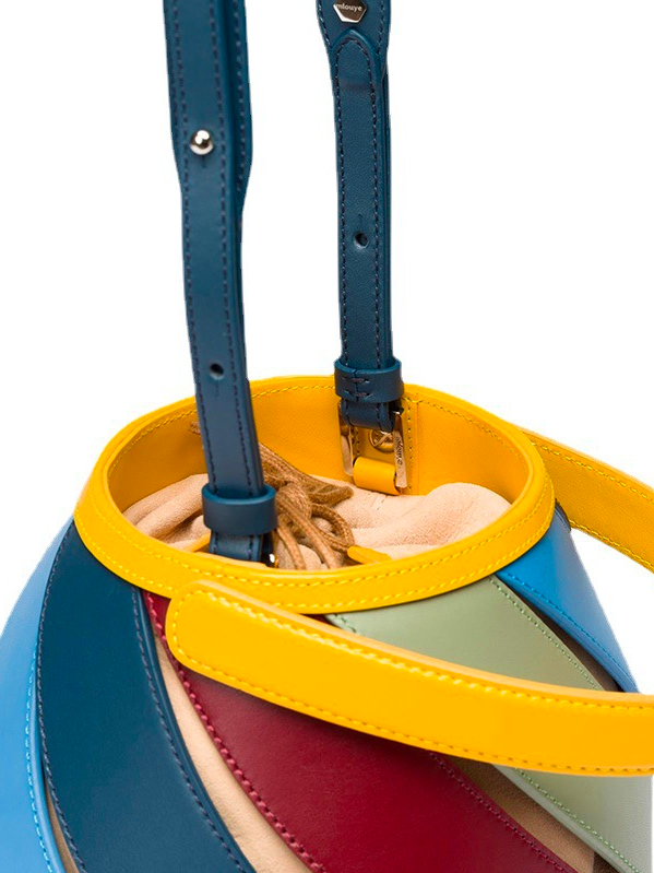 PU Color Block Bucket