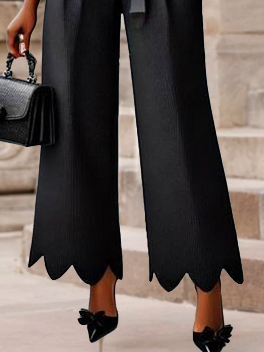 Urban Fashion Pants With Belt