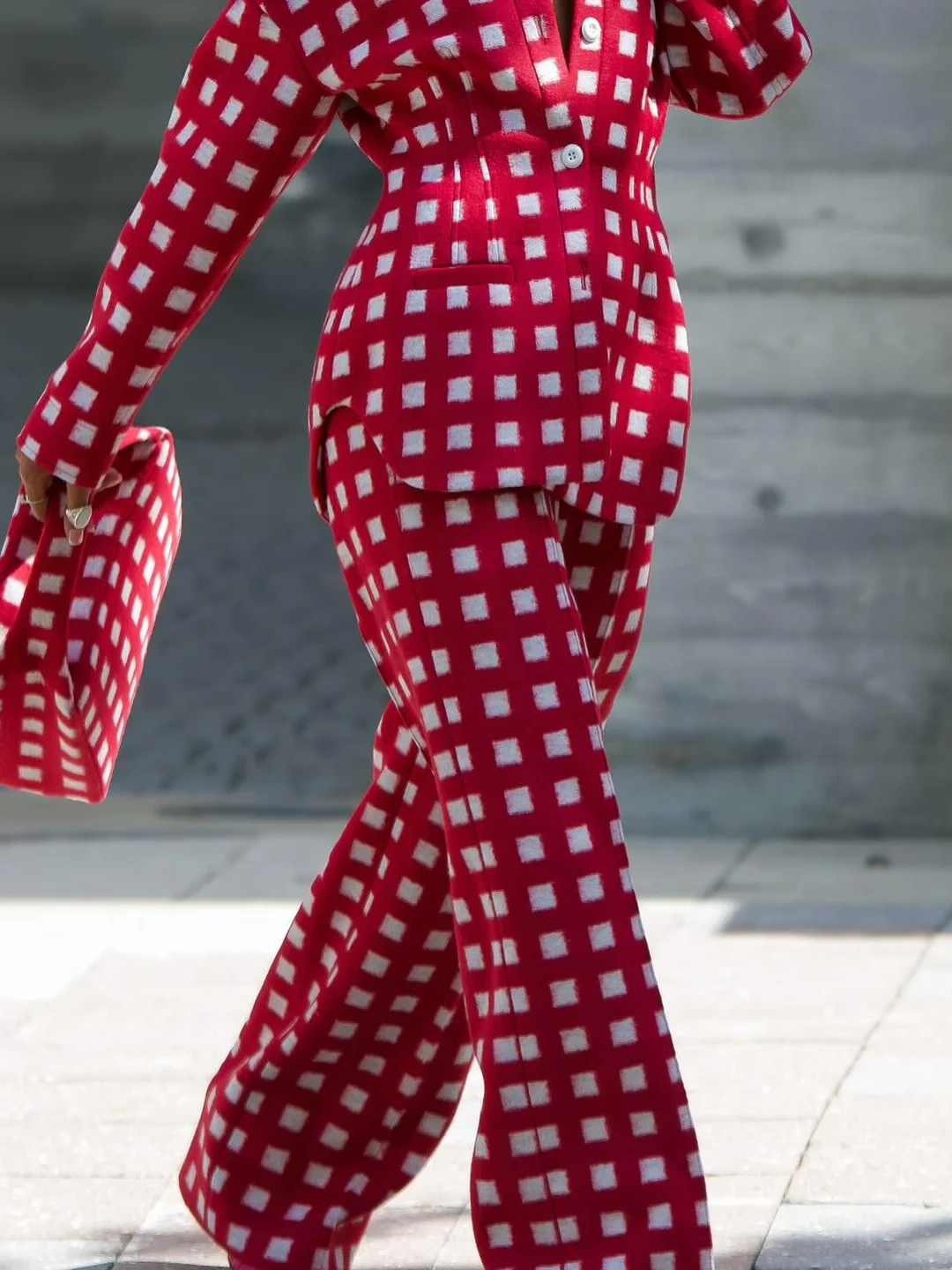 Urban Plaid Fashion Pants