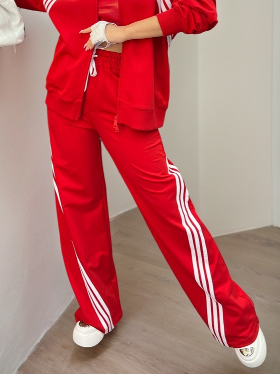 Casual Color Block Fashion Pants