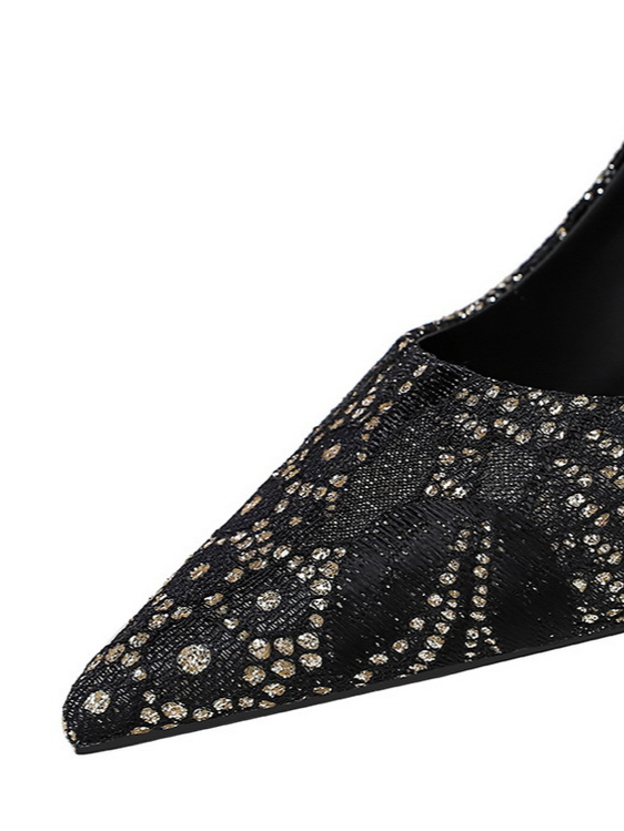 Lace Elegant Geometric All Season Flat