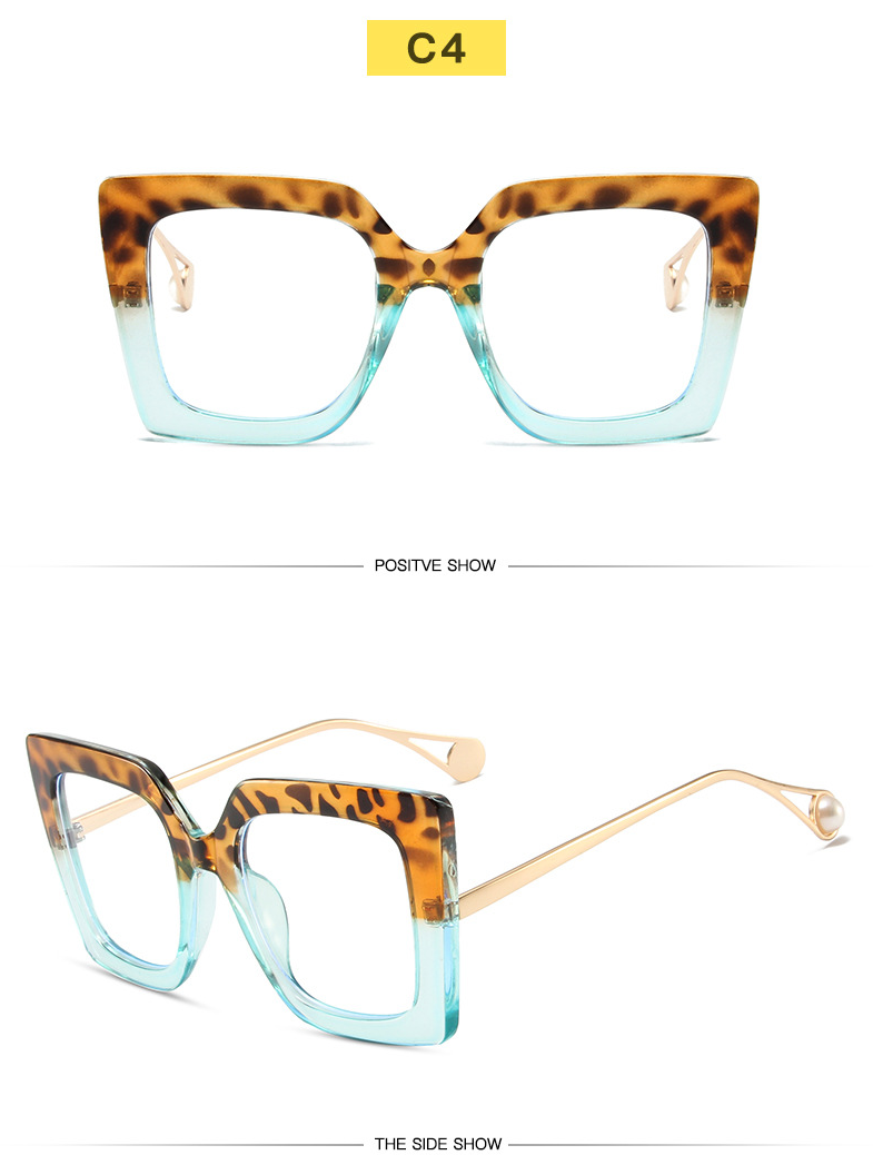 Urban Ombre Geometric Leopard crylic Frame 