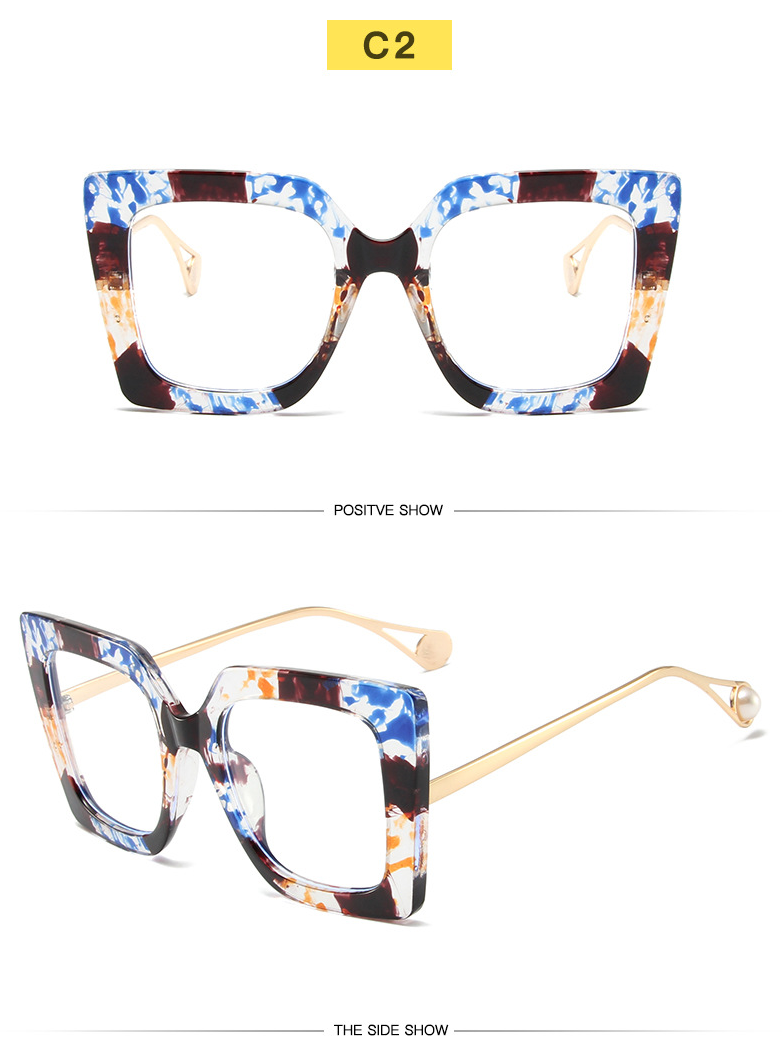 Urban Ombre Geometric Leopard crylic Frame 