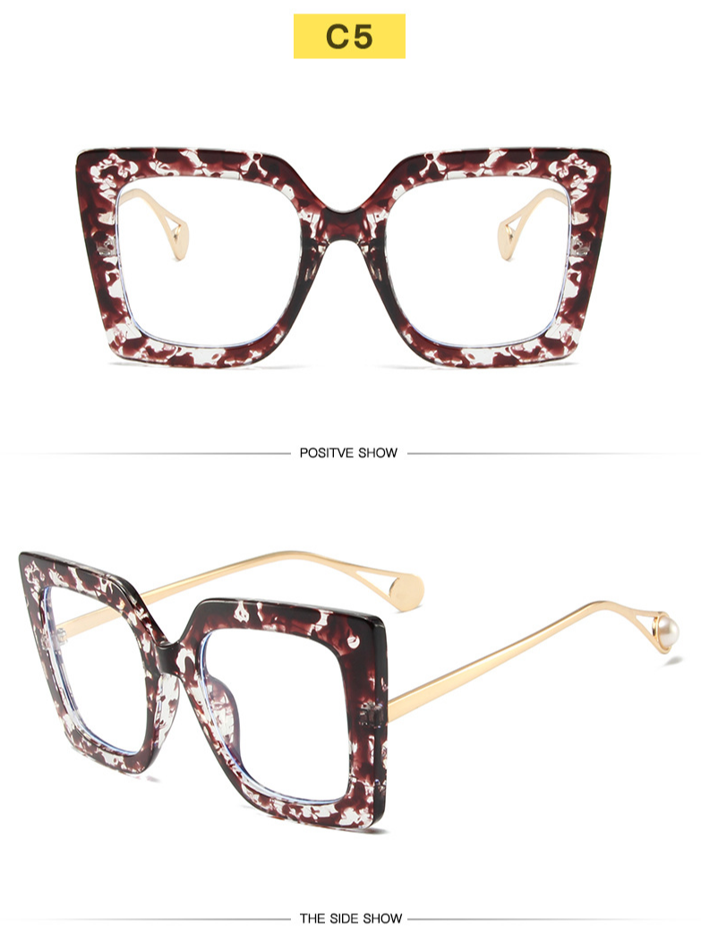 Urban Ombre Geometric Leopard crylic Frame 