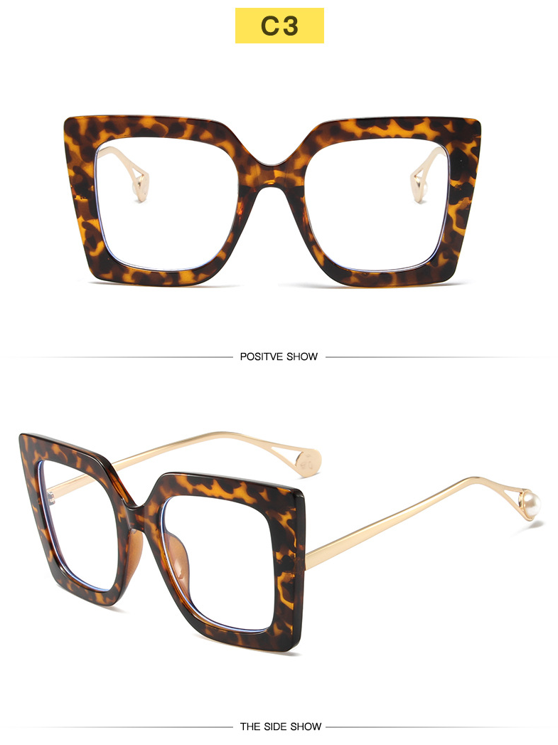 Urban Ombre Geometric Leopard crylic Frame 