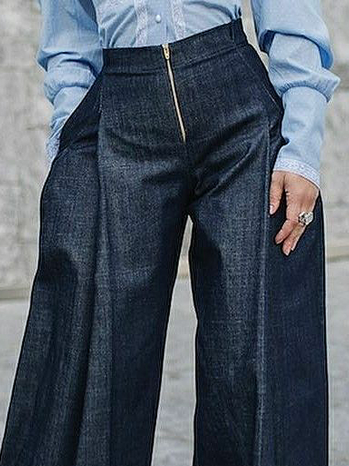 Urban Denim Jeans Wide leg pants