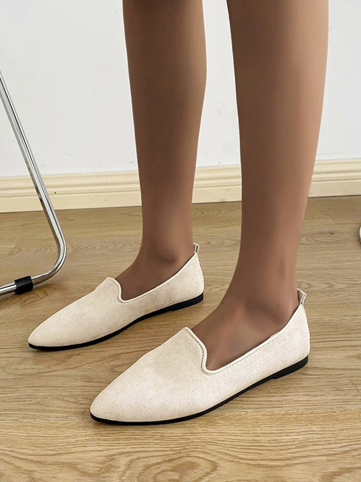 All Season Plain Shallow Shoes